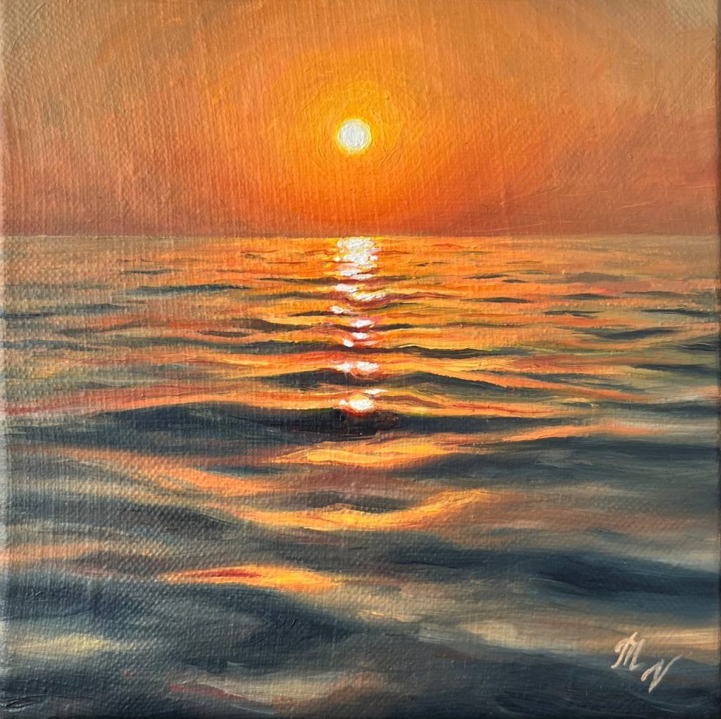 Sunrise at the Mediterranean Sea