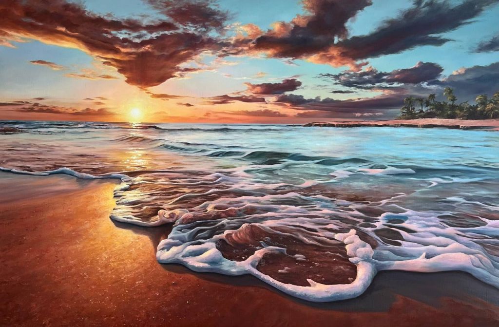 Sunset at the Ocean